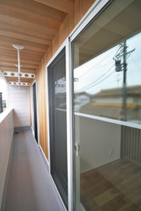 新潟市北区I様邸ベランダ