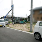 地盤調査と地盤改良を行いました
