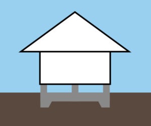 ベタ基礎の簡易イラスト